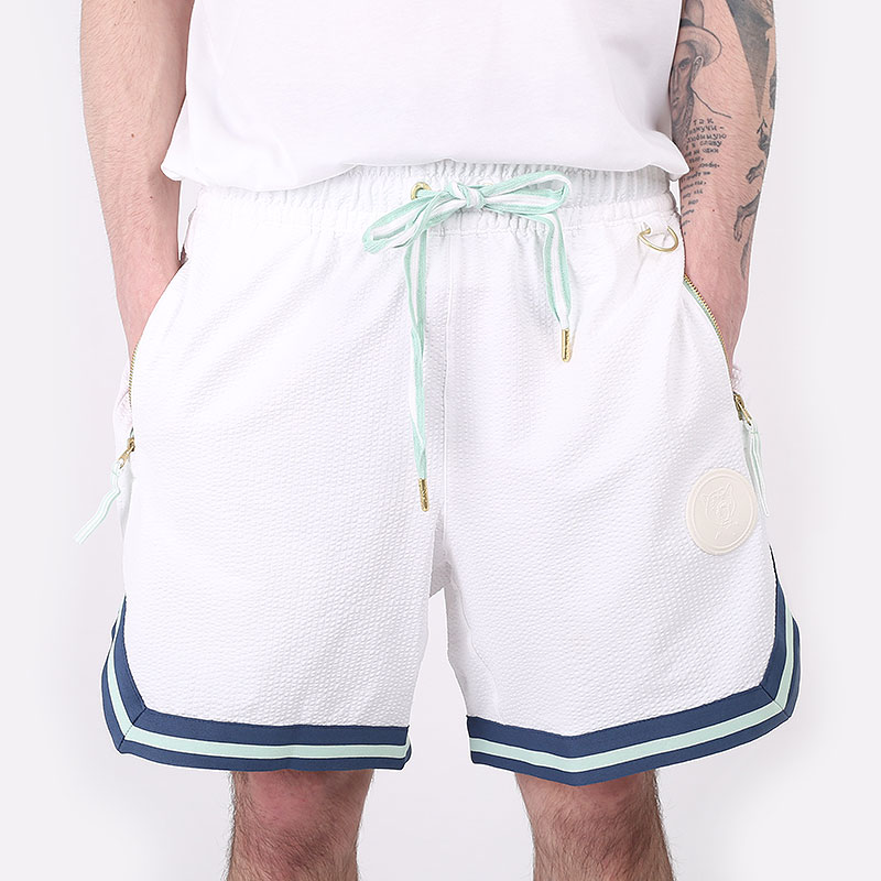 мужские белые шорты  PUMA Step Back Short 59874201 - цена, описание, фото 3